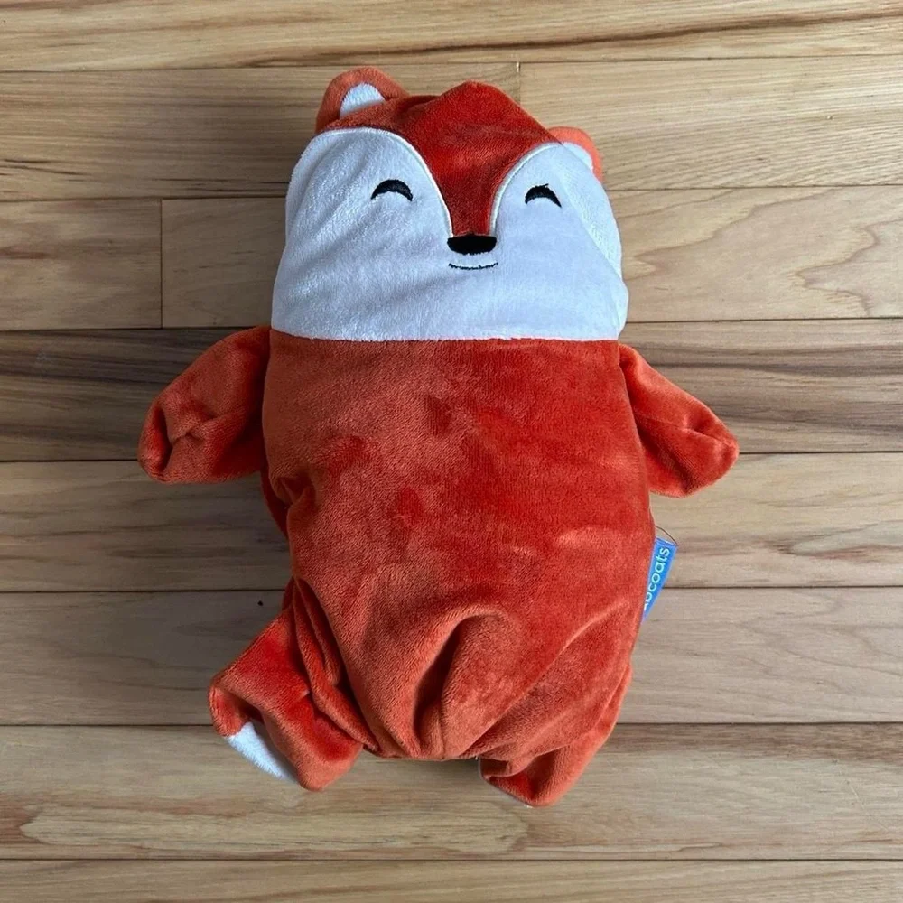 Flynn the Fox Cubcoat zip-up hoodie with ears and plushie Size 2 years